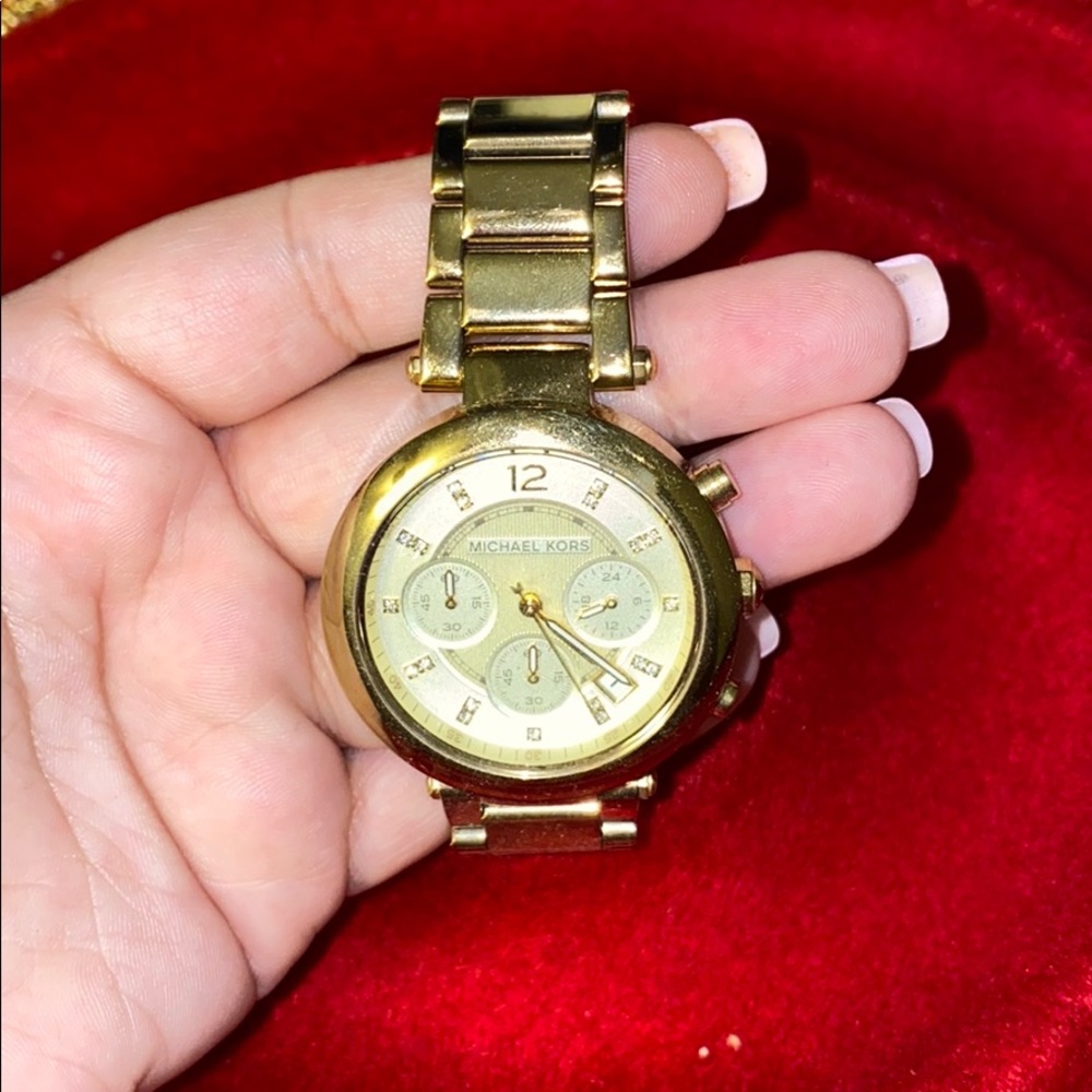 Gold michael kors watch